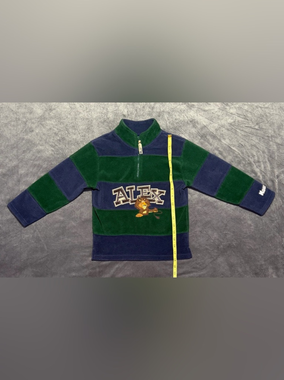 Kids Madagascar “Alex” Quarter Zip Sweatshirt SIZE 5T
